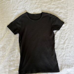 Brandy Melville Black Hallie Tee